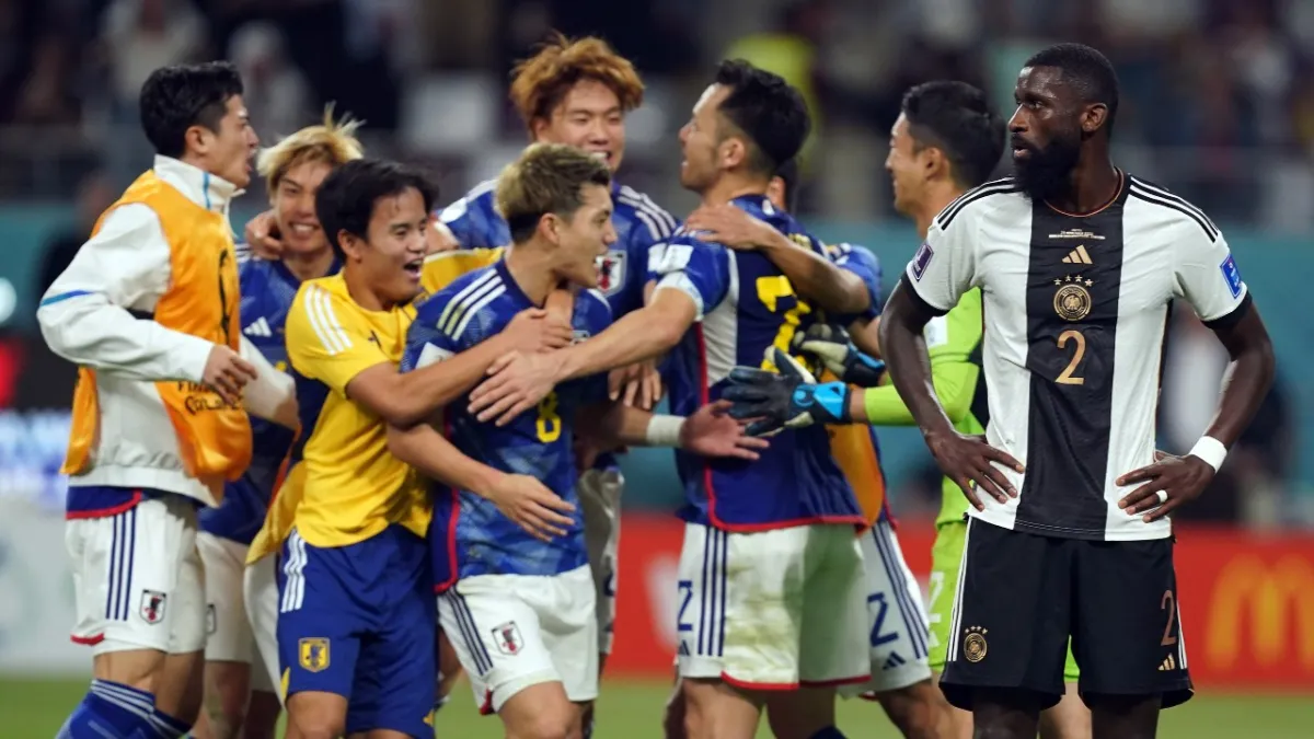 Japan upsets Germany in friendly match