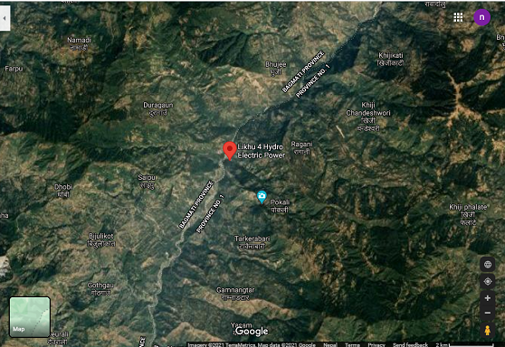 Dam of Likhu 4 hydropower project breaks