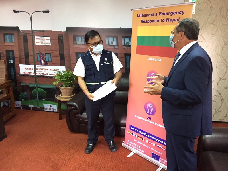 Medical supplies received from Lithuania