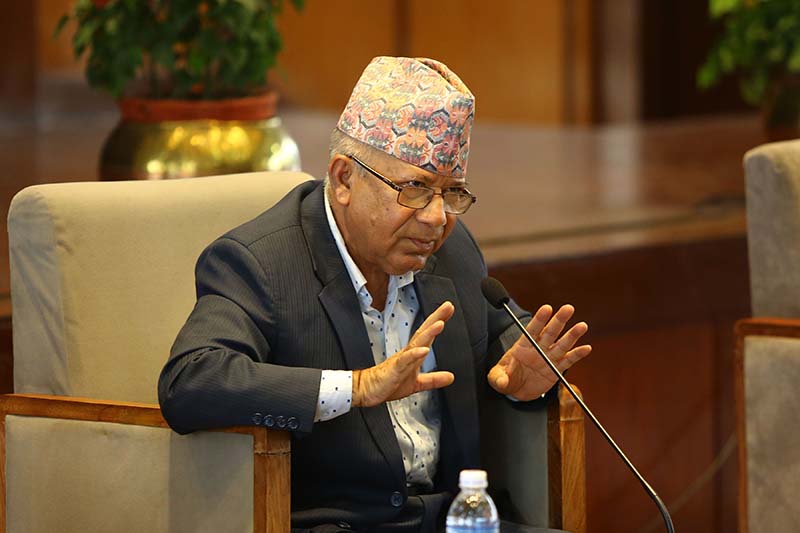 Scores of CPN UML leaders abandon Nepal-led faction during registration of new party