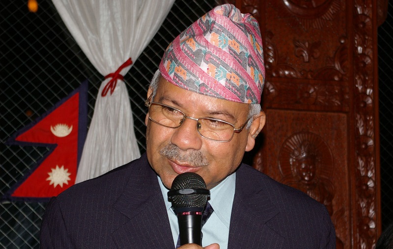 Indian Ambassador to Nepal meets Madhav Nepal