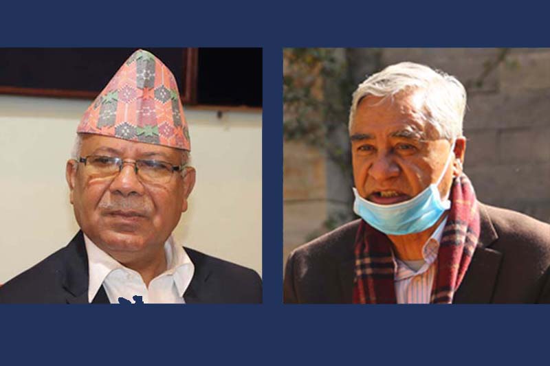 Deuba meets UML leader Nepal