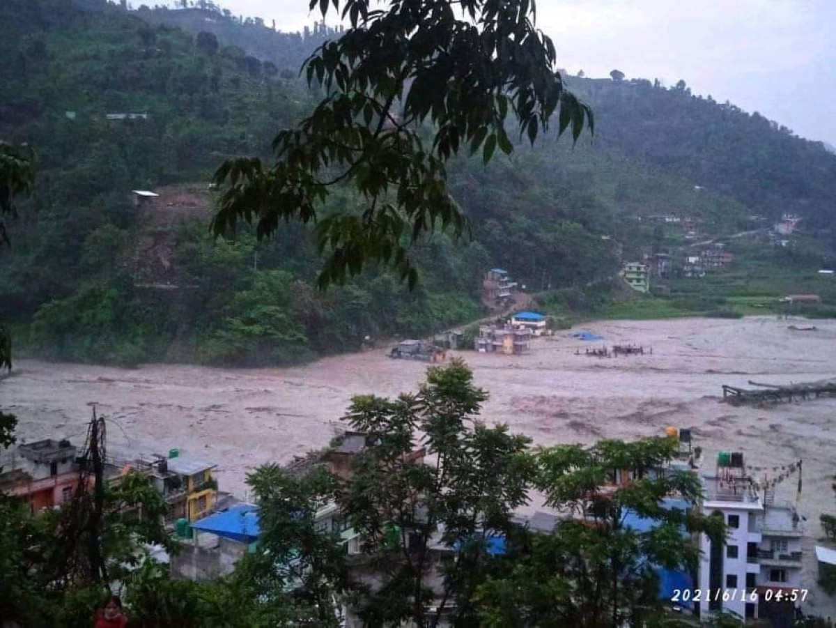Six workers of Melamchi Water Supply Project missing in floods