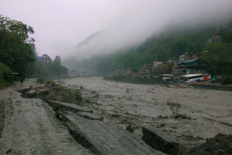 One dead, One disappeared by flood in Myagdi
