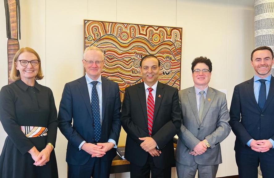 Ambassador Pokharel meets with Reserve Bank of Australia Governor