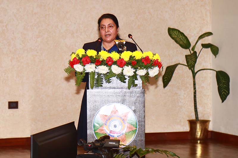 President Bhandari extends Democracy Day greetings