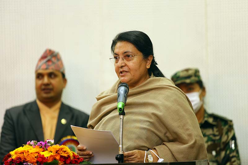 President Bhandari to visit Manang today