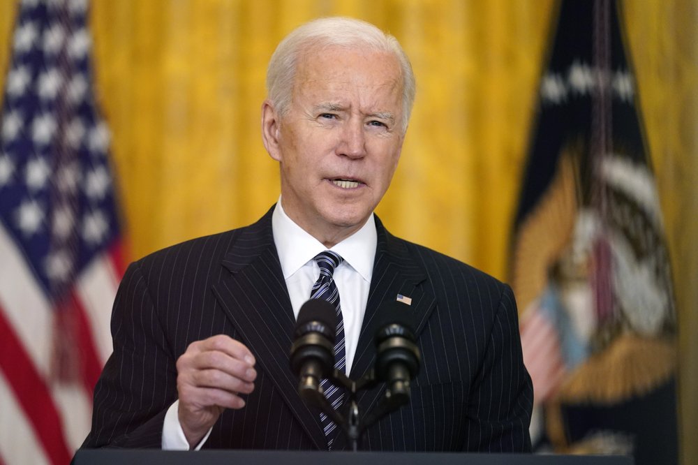 Biden says US to hit 100 million virus goal on Friday