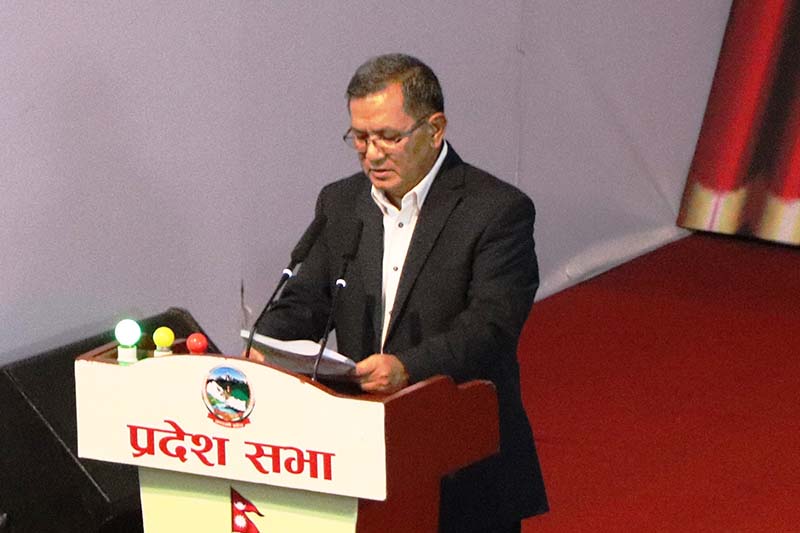 Prithvi Subba Gurung claims for chief minister in Gandaki