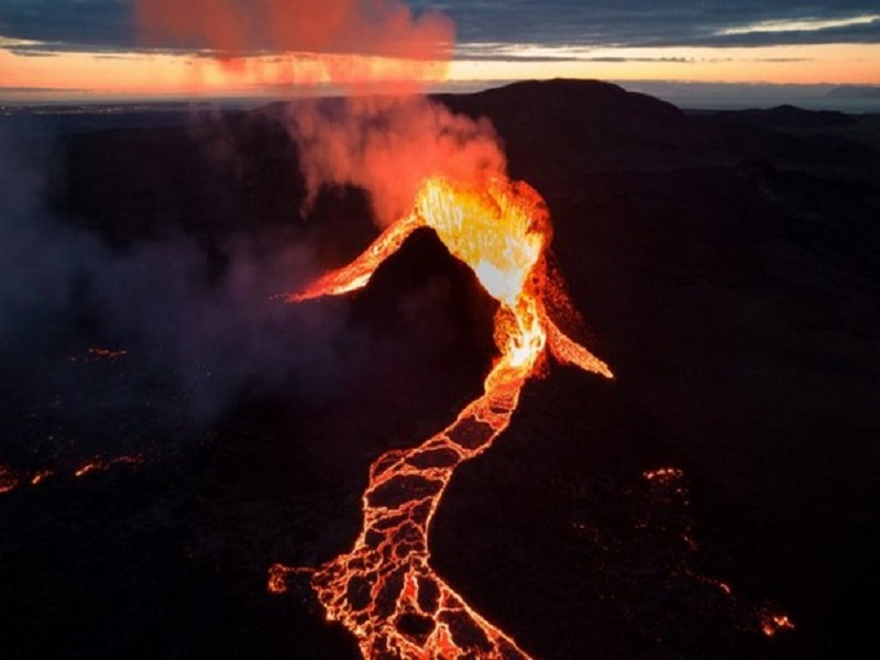 Volcanic eruptions might have created oxygen in atmosphere