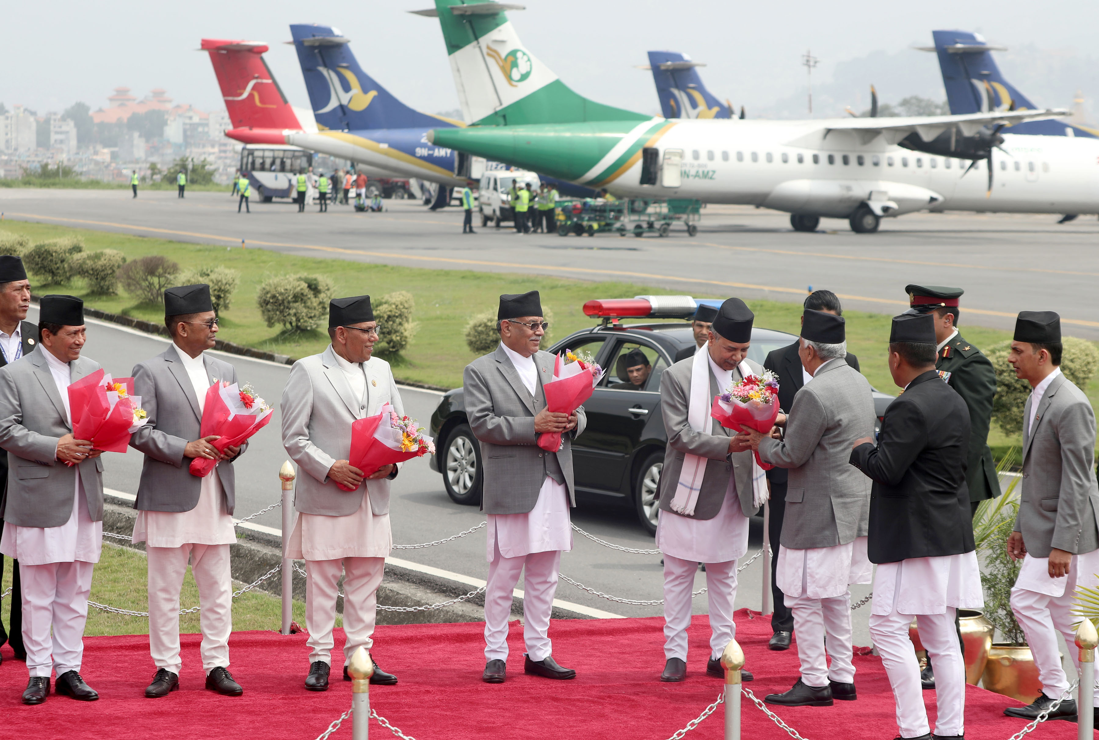 President Paudel returns home from Germany