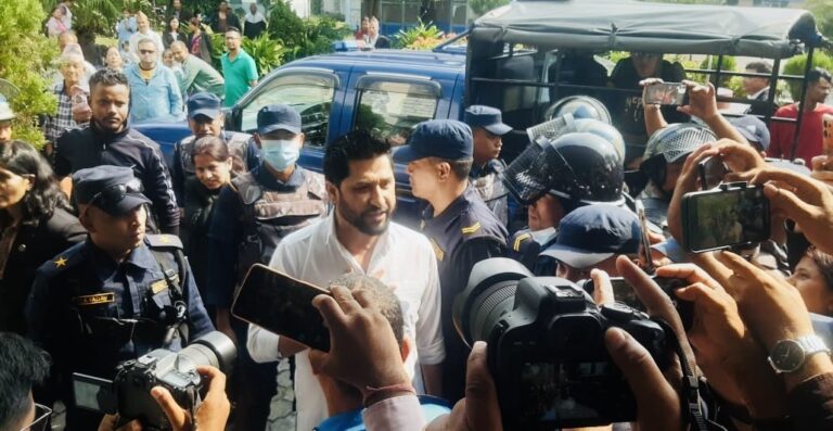Rabi Lamichhane taken to Kathmandu