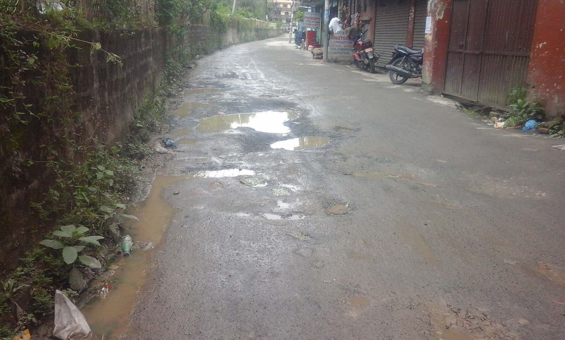 Ranke-Rabi-Bhedetar road sees dismal progress