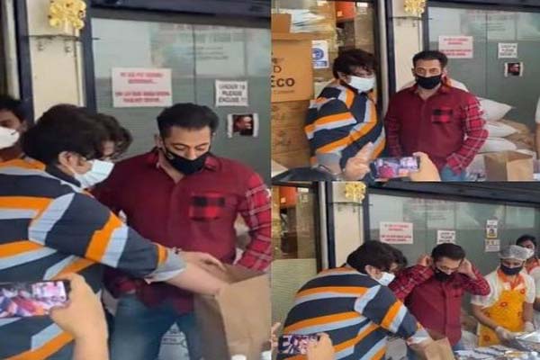 Salman Khan visits ‘Bhaijaanz Kitchen’ to check quality of food supplied to frontline workers