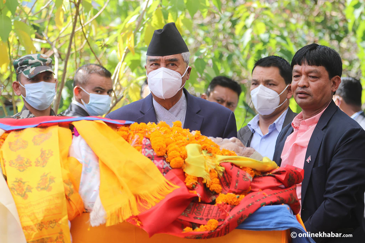 PM Deuba offers condolence to centenarian person Joshi