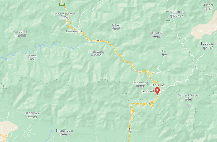 Jeep accident in Salyan’s Kapurkot