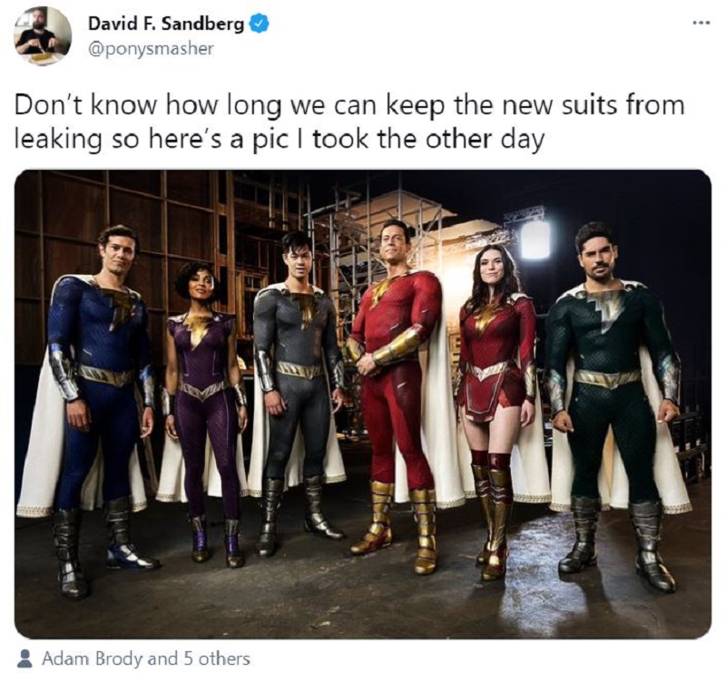 ‘Shazam! Fury of the Gods’ director releases first cast photo