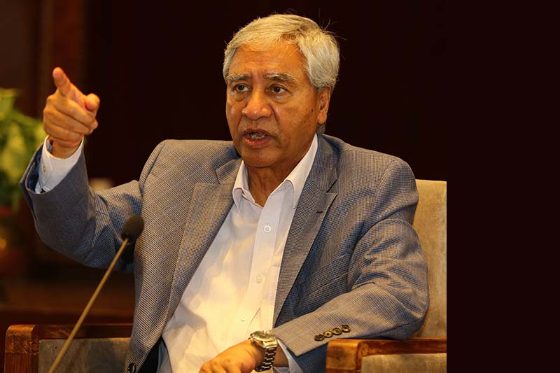 PM Deuba says will not hold party meetings in official residence in Baluwatar
