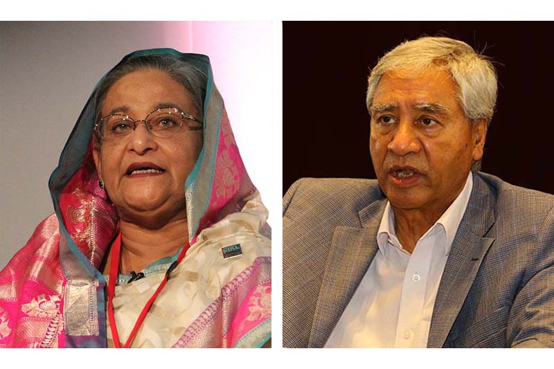 Bangladeshi PM Hasina congratulates Deuba, invites to visit Dhaka
