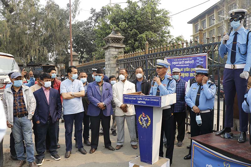Traffic management in Pashupati area for Shivaratri