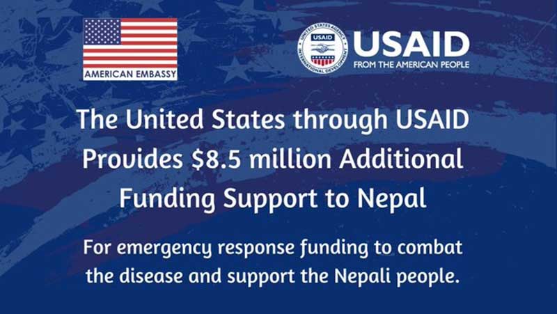 USAID announces emergency aid to Nepal