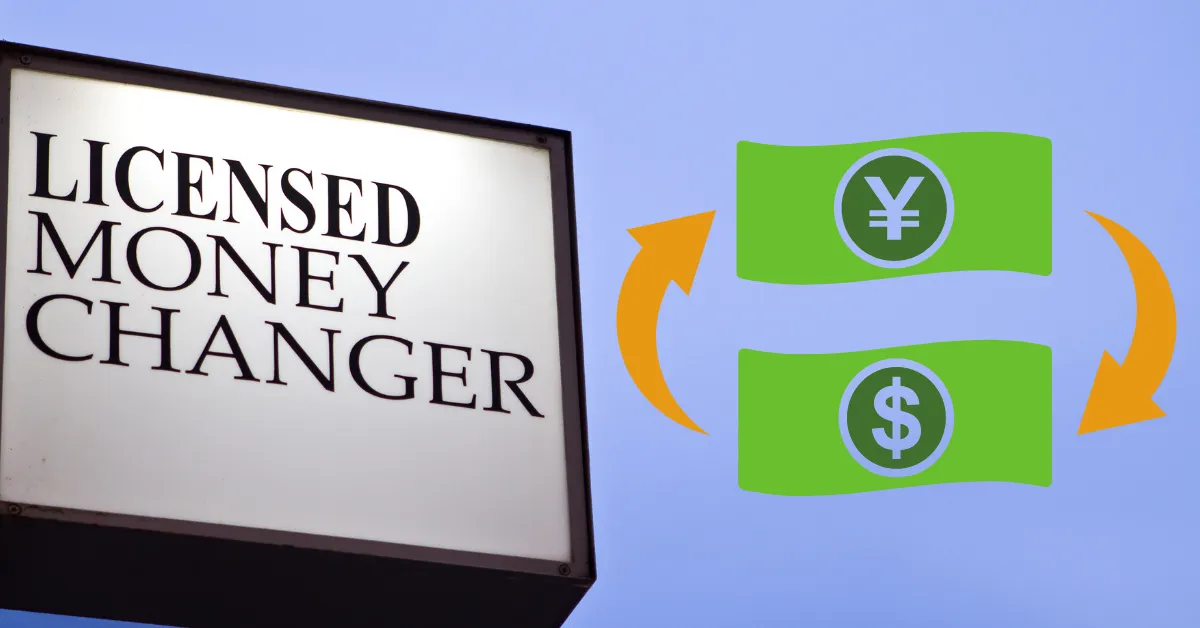The new license of ‘Moneychanger’ is closed