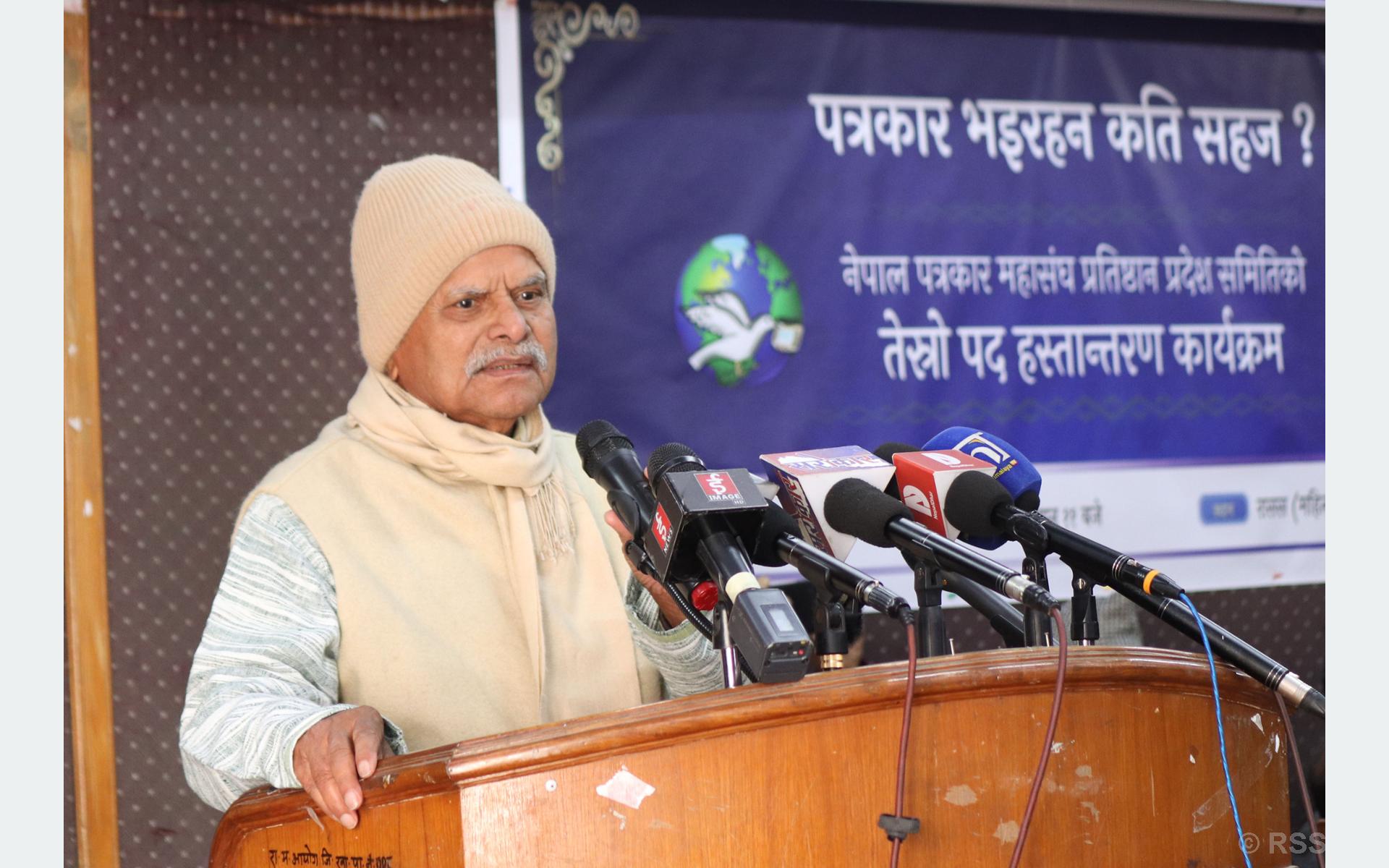 Morality, integrity serve as conviction for journalism: First President Dr Yadav