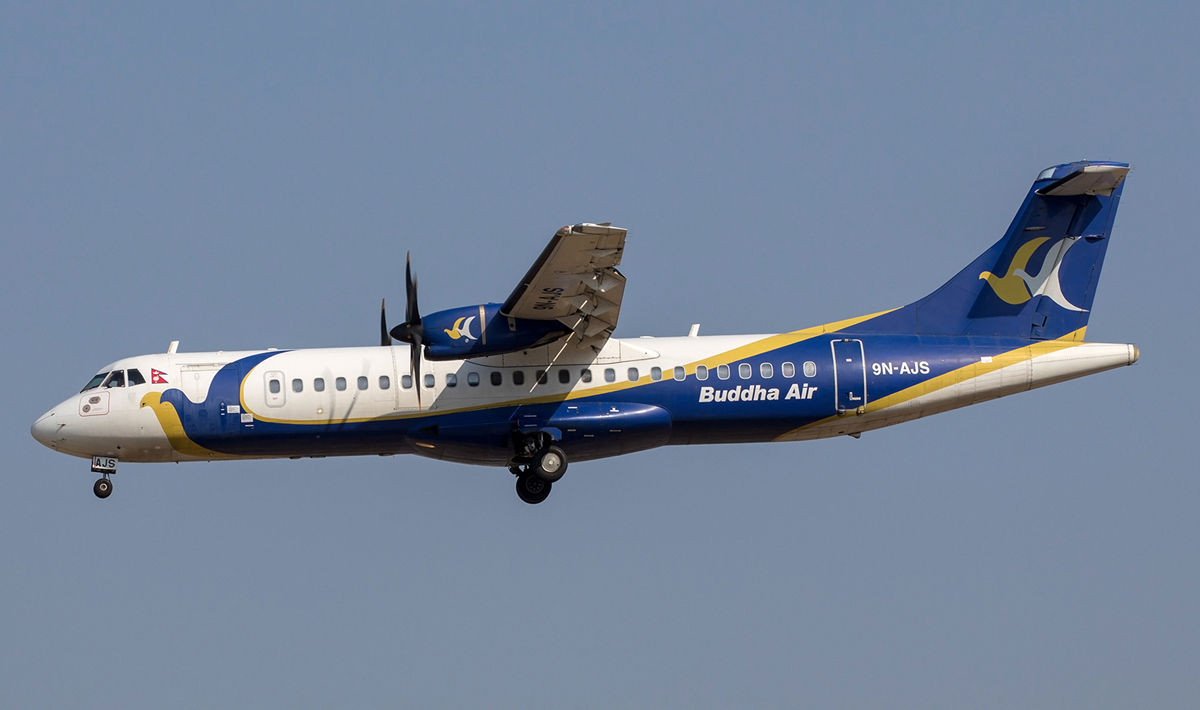 Buddha Air plane makes safe landing following issues in left engine