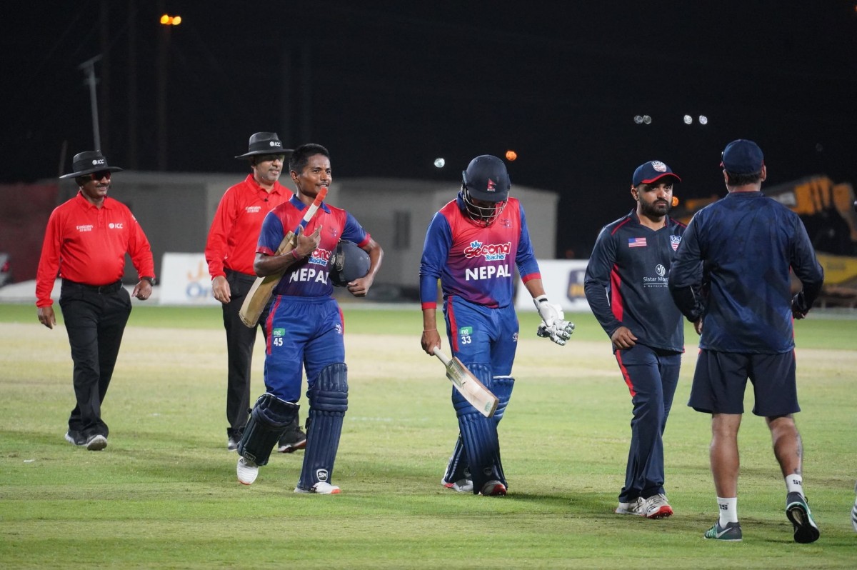 Nepal defeated by US