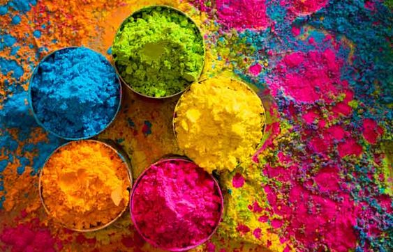 Holi, the festival of colors, being observed today