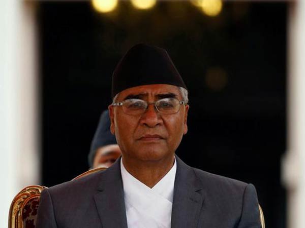 Prime Minister Deuba at the BJP headquarters