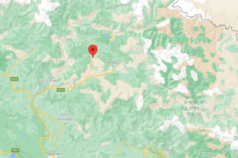 Two dead in Jumla bus accident