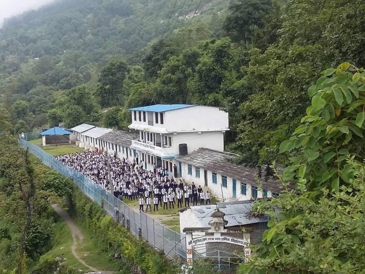 Villagers united for the development of community schools