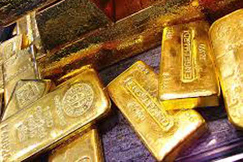 The price of gold declined, 92,200 per ounce