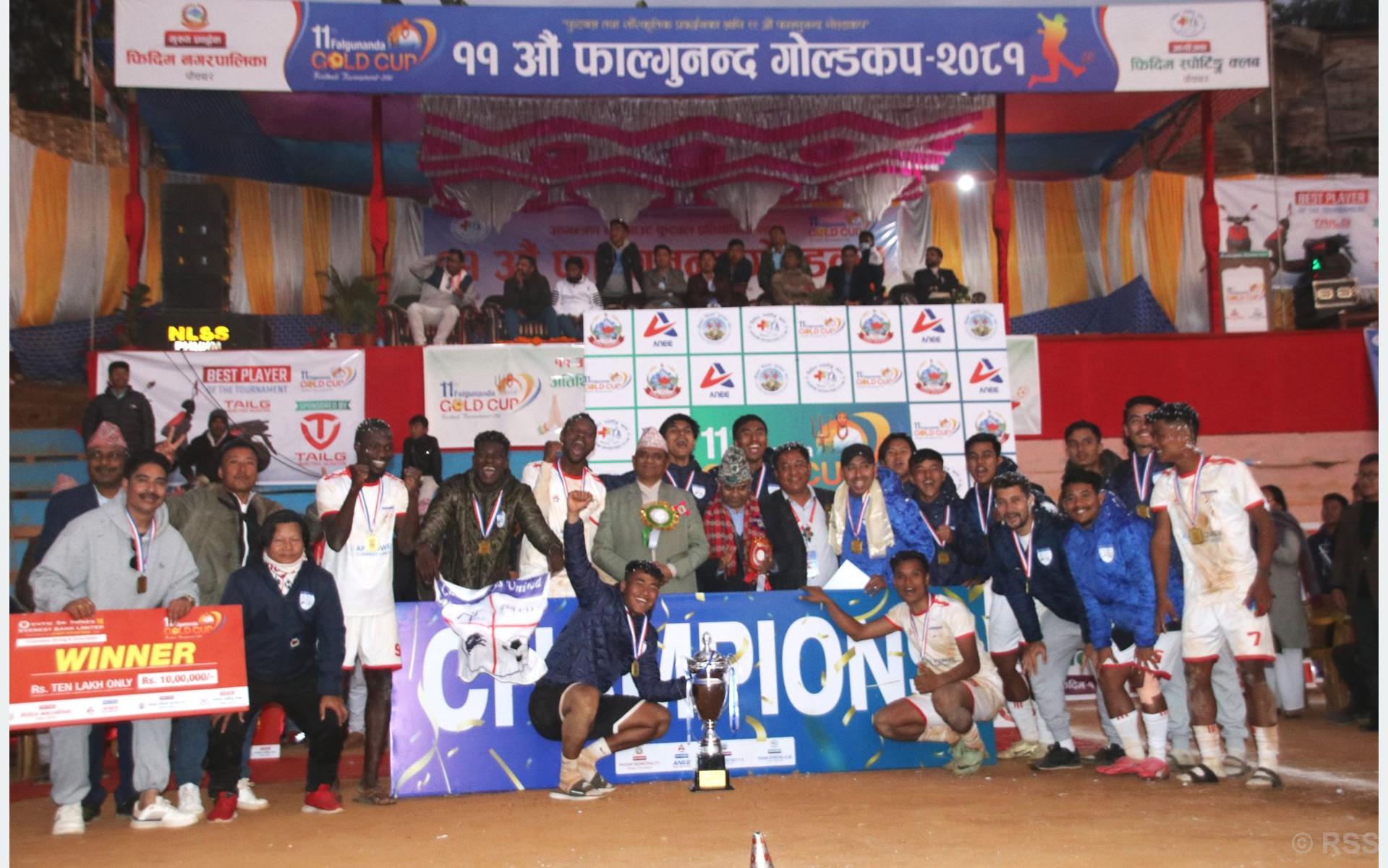 Church Boys United Club wins 11th Falgunanand Gold Cup