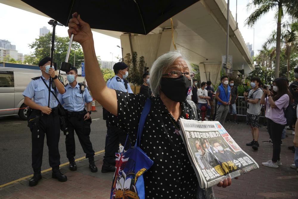 Hong Kong court holds first hearing for Apple Daily