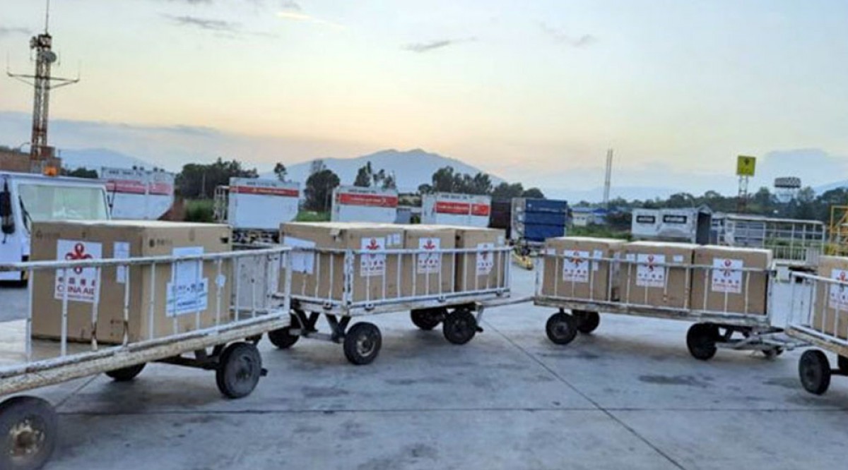 1.18 million Vero Cell vaccine doses arrive from China