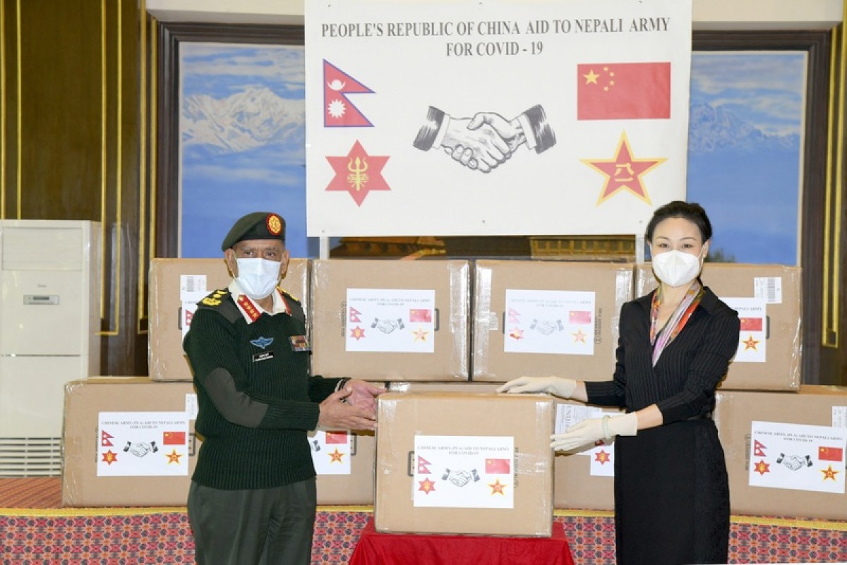 Nepal Army receives Vero cell vaccine from China
