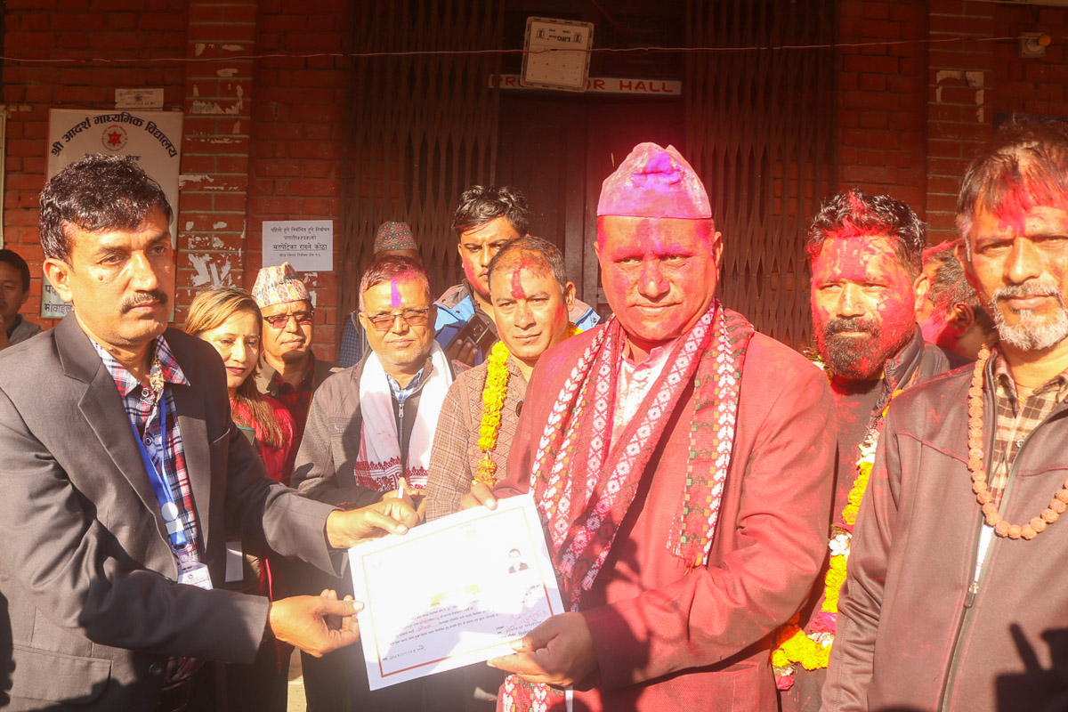 In Pics: Candidates celebrate their win