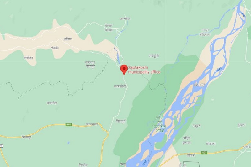 Saptakoshi municipality office vandalized