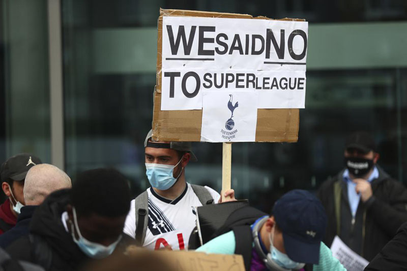 EPL rebels apologise for Super League mutiny to placate fans