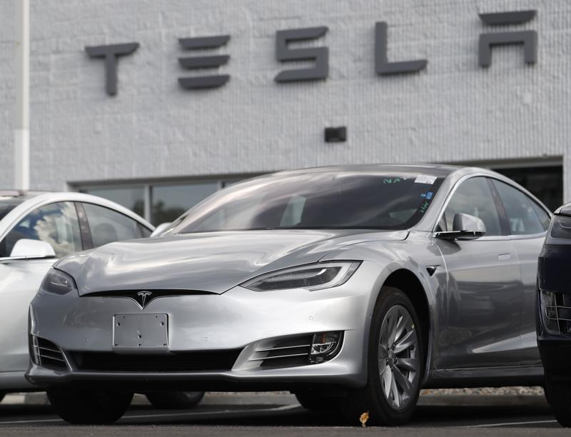 Tesla vehicles being examined by the US
