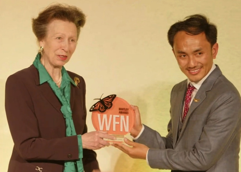 International Award for Nepali Conservationist
