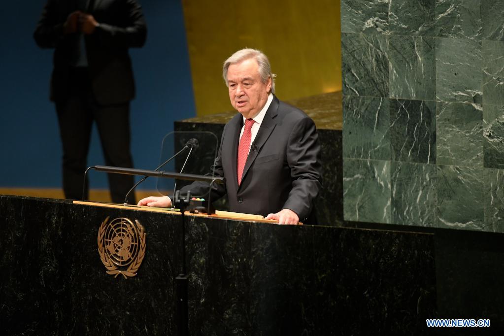 Guterres as UN secretary-general for second term