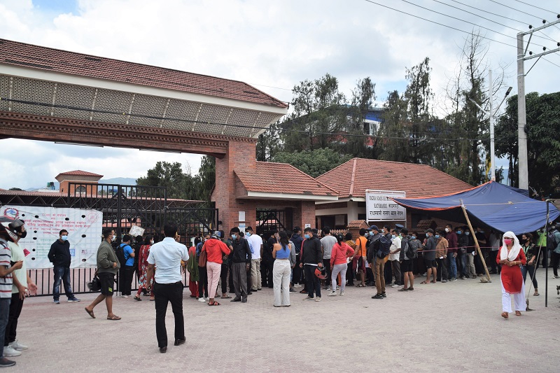Vaccination drive starts in Kathmandu