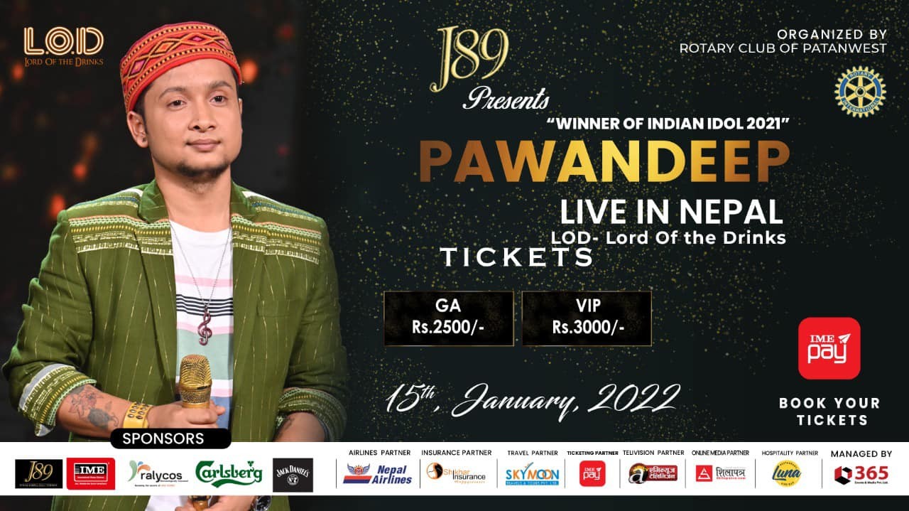 Indian Idol concert in Thamel