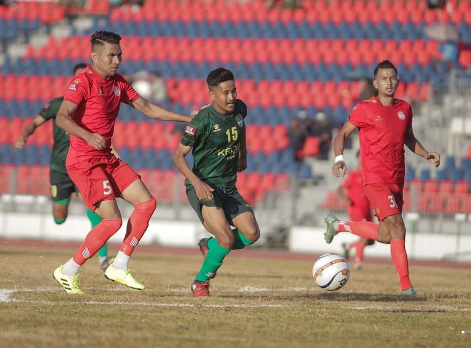 Tribhuwan Army Football Club won  football match