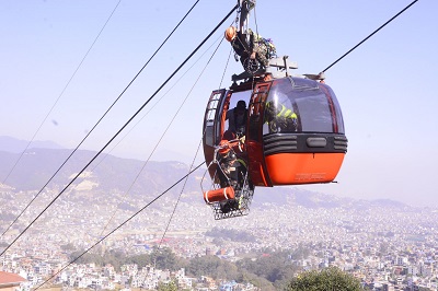 Nepali army conducts rescue exercise in Chandragiri