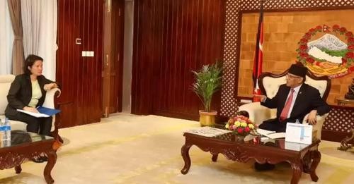European Union ambassador meeting with Prime Minister