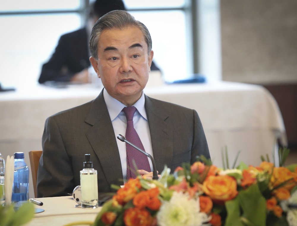 Chinese Foreign Minister Wang returns home
